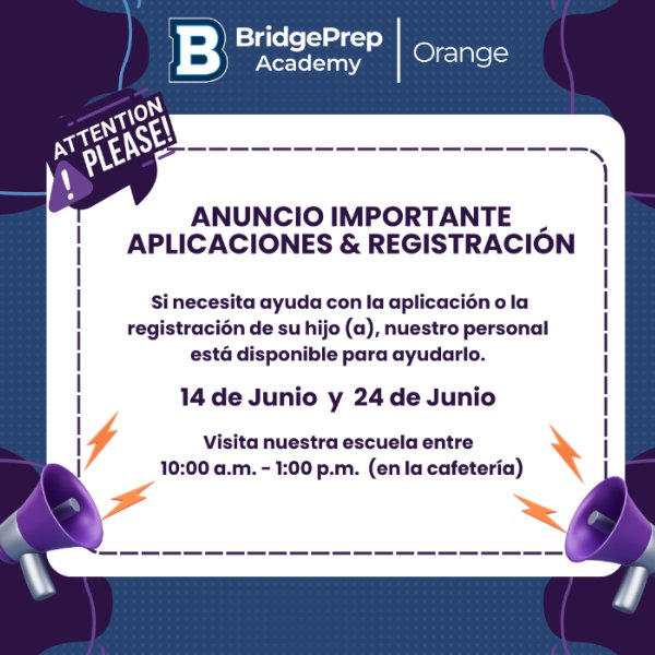 Application & Registration Event 